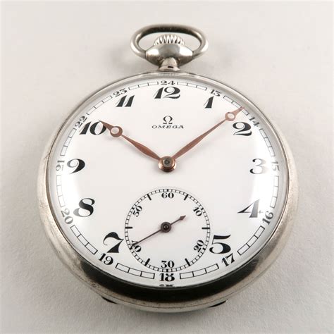 1925 omega pocket watch|vintage omega pocket watch value.